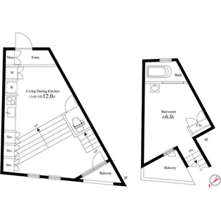 メイプル新中野【3階】の間取り