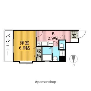 クレアーレ【3階】の間取り