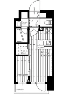 グランドコンシェルジュ三宿アジールコート【1階】の間取り