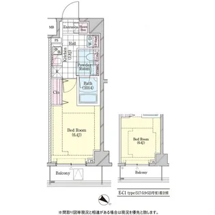 シェル品川戸越【5階】の間取り