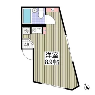 エスパシオ品川大井【3階】の間取り