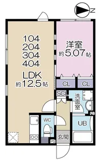 LAPIS下目黒【1階】の間取り
