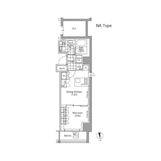 パークハビオ門前仲町【11階】の間取り