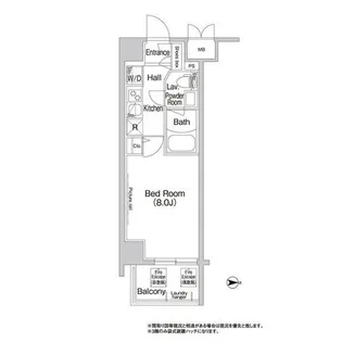 コンフォリア新宿【5階】の間取り