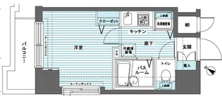 フェニックス日本橋蛎殻町弐番館【2階】の間取り