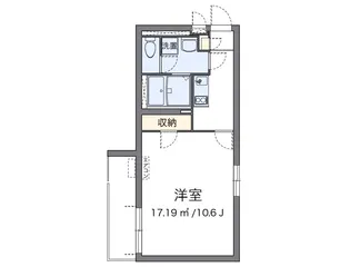 クレイノヴィレッタ中目黒【2階】の間取り