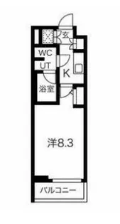 スパシエソリデ世田谷砧【4階】の間取り