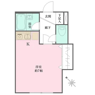 グランパーク【1階】の間取り