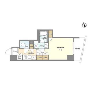 スタイリオ品川大井パークフロント【4階】の間取り