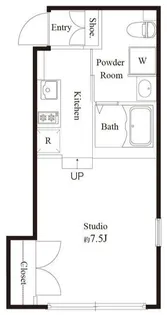 LA PERLA OGIKUBO【1階】の間取り