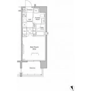 プラウドフラット東日本橋【6階】の間取り