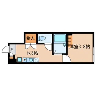 リヴ桜台【1階】の間取り