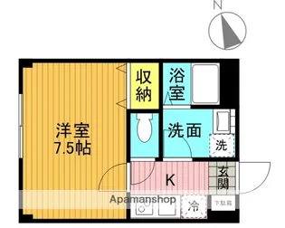 B’CASA KITASUNA【1階】の間取り