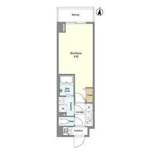 ラクラス中野富士見町【3階】の間取り