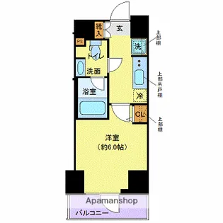 クレヴィスタ大森Ⅱ【8階】の間取り