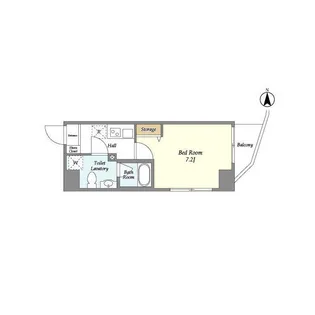 DELCCS西池袋【10階】の間取り