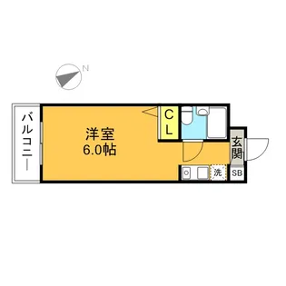菱和パレス世田谷千歳台【1階】の間取り