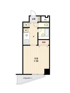 コスモリード幡ヶ谷【7階】の間取り