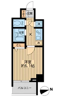 HF早稲田レジデンスⅡ【14階】の間取り