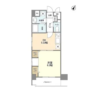 GRAN RIO【2階】の間取り