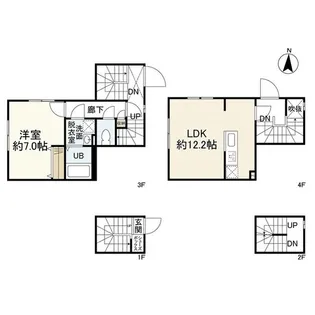 アステラホーム四谷大京町【3階】の間取り