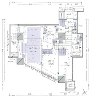 品川タワーレジデンス【11階】の間取り