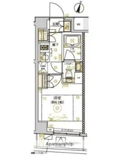 東京都品川区荏原4丁目【マンション】の間取り