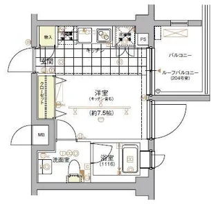 東京都大田区池上4丁目【マンション】の間取り