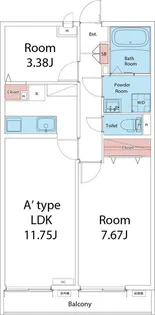リブリ・三軒茶屋【1階】の間取り