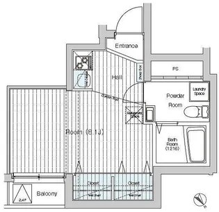 ベルグレードSY【2階】の間取り