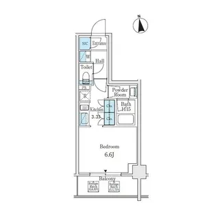 エムレジデンス中野坂上【3階】の間取り