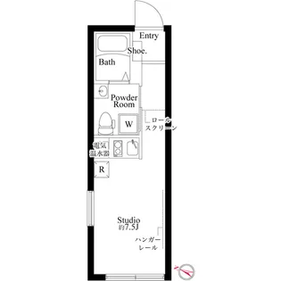 CASA PIAZZA 西蒲田【3階】の間取り