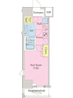 HY’S亀戸【11階】の間取り