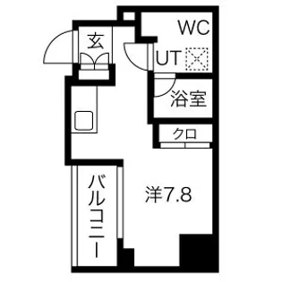 エルフォルテ五反田【10階】の間取り