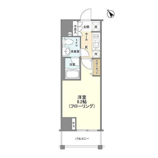 CASA SPLENDIDO 麻布仙台坂【2階】の間取り