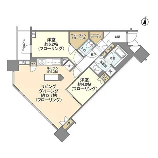BRILLIA TOWERS 目黒ノースレジデンス【5階】の間取り