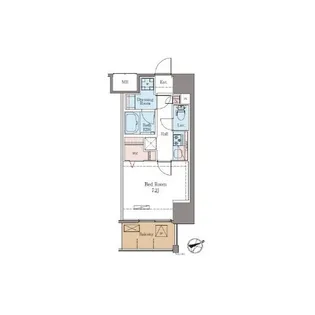 BLUROCK板橋【12階】の間取り