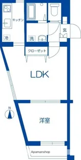 ル・リオン中野白鷺【2階】の間取り