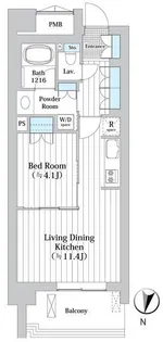 アビティグランデ砧 (B棟)【2階】の間取り