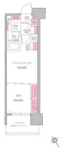レジディア門前仲町プレイス【10階】の間取り