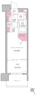 レジディア門前仲町プレイス【6階】の間取り