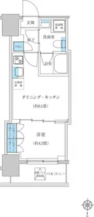 レジディア蒲田プレイス【12階】の間取り