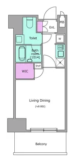 レジディア杉並方南町【4階】の間取り