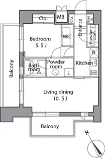麻布台レジデンス【13階】の間取り