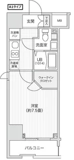 レジディア笹塚Ⅱ【11階】の間取り
