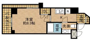 レジディア板橋【4階】の間取り