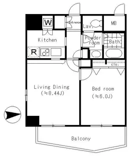 レジディア新中野【11階】の間取り