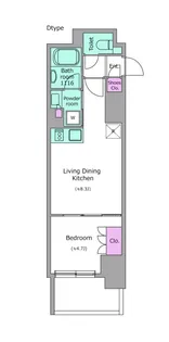 レジディア亀戸プレイス【9階】の間取り