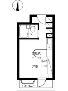 インペリアル南麻布サテライト【302号室号室】の間取り