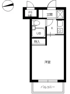 スカイコート池袋第5【410号室号室】の間取り